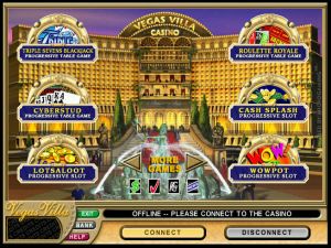 Vegas Villa Online Casino Lobby